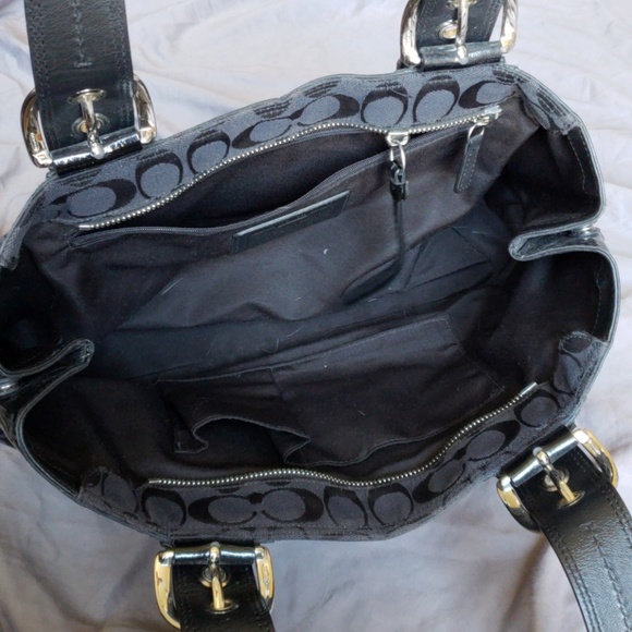 Flawless Authentic Black Coach Purse - Picture 4 of 4